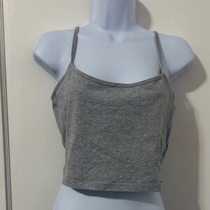 TNA Heather Gray Camisole Top